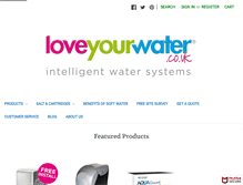 Tablet Screenshot of loveyourwater.co.uk